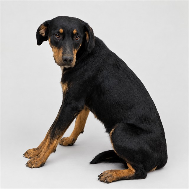 Veda, a Rottweiler, available for adoption