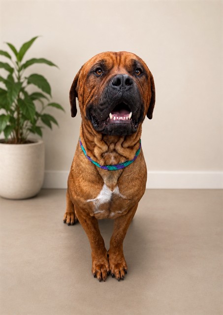 Mastiff available for adoption