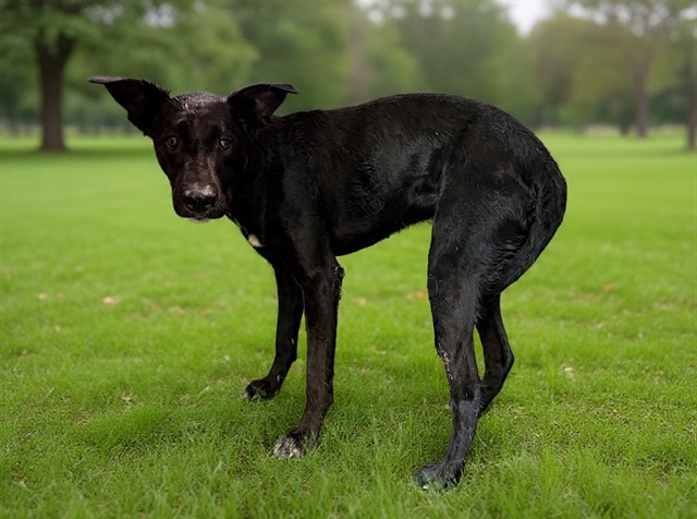 Nox, a German Shepherd, available for adoption