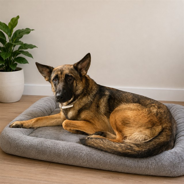 Barron, a German Shepherd, available for adoption