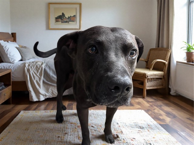Shadow, a Cane Corso Mastiff, available for adoption